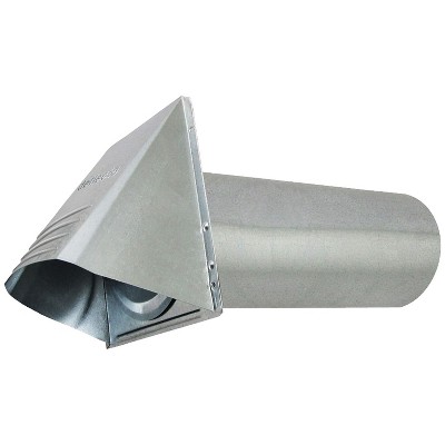 Deflect-O Deflecto Gvh4 4" Wide-mouth Galvanized Vent Hood DEFGVH4