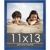 PosterPalooza | Photo Size Classic Modern Blue Frame - UV Acrylic, Foam Board Backing, Hanging Hardware - 2 of 4