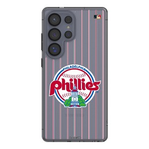 MLB Cooperstown East Teams Pinstripe Clear Cell Phone Case for Samsung Galaxy - 1 of 4