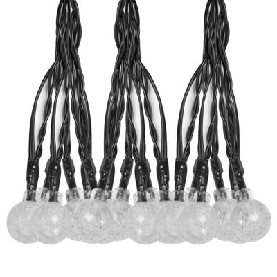 45' Outdoor Solar LED String Lights - Black Wire - Merkury Innovations