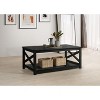 Home Design Novato 3 pieces Coffee Table Set, Black - 2 of 4