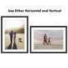 Americanflat 20x28 Picture Frame with Polished Plexiglass, Use as 16x24 Frame with Mat or 20x28 Frame Without Mat, Hudson Collection, Black - 4 of 4