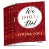 Big Dot of Happiness We Still Do - 40th Wedding Anniversary - Party Thank You Cards (8 count) - 2 of 4