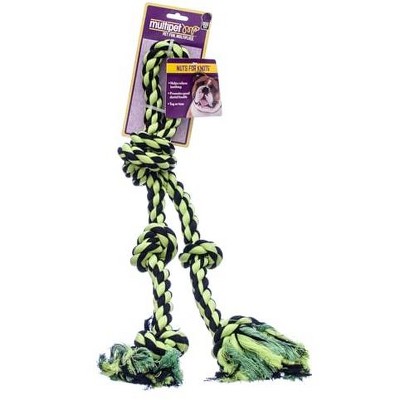 Multipet Nuts for Knots 20" Rope Tug with Danglers