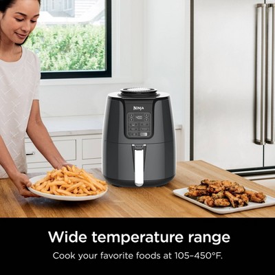 Ninja Black and Gray 4-Quart Ceramic Hot Air Fryer