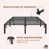 Jojoka Twin/Full/Queen Metal Bed Frame, 6/8/10/14" High Platform with Iron Slats, No Box Spring or Screws Needed, Heavy Duty Support Up to 800 lbs - 4 of 4