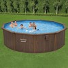 Bestway Hydrium 16’ x 52” Round Steel Wall Above Ground Pool Set with Sand Filter Pump, Skimmer and Ladder – Semi-Permanent Swimming Pool - 2 of 4