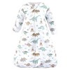 Hudson Baby Cotton Long-Sleeve Wearable Sleeping Bag, Sack, Blanket, Dino Blast Long Sleeve - 3 of 4