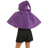 HalloweenCostumes.com  Women Hocus Pocus Sarah Sanderson Women's Hooded Capelet, Black/Purple/Orange - 4 of 4