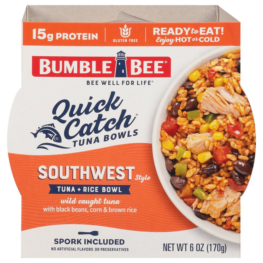 GTIN 086600022024 product image for Bumble Bee Quick Catch Southwest Rice Tuna Bowl - 6oz | upcitemdb.com