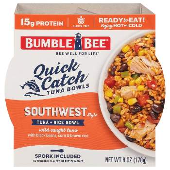Bumble Bee Quick Catch Southwest Rice Tuna Bowl - 6oz