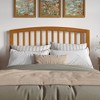 AFI Furnishings Richmond Queen Solid Wood Headboard with Attachable Charger in Light Toffee - 4 of 4