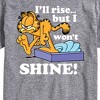 Men's - Garfield - Rise But Won't Shine Short Sleeve Graphic T-Shirt - 2 of 4