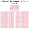 Big Dot of Happiness Pink Elegantly Simple - Guest Party Favors Candy Favor Sticker Kit - 304 Pieces - 3 of 4