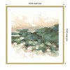 Amanti Art Green Pebble Valley II by June Erica Vess Wood Framed Wall Art Print - 4 of 4