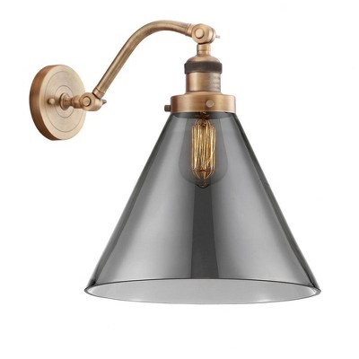 Cone - 1 Light Wall Sconce In Industrial Style-14 Inches Tall and 12 Inches Wide