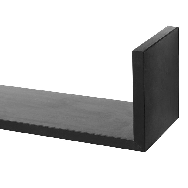 Americanflat Floating Shelves Made Of Composite Wood - Wall Mounted in Various Dimensions - Pack Of 3, 5 of 8