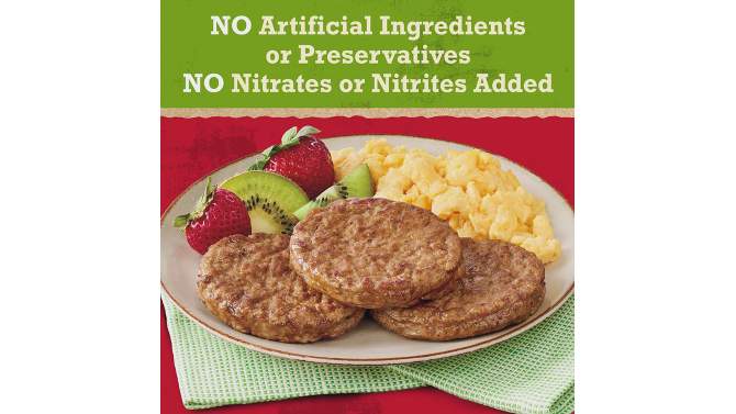 Jimmy Dean Frozen Fully Cooked All-Natural Turkey Patties - 18.3oz, 2 of 7, play video