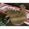 Wood Hen Shaped Kitchen Serving Cutting Board - Foreside Home & Garden - 4 of 4