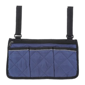 Unique Bargains Waterproof Camping Outdoors Beach Chair Armrest Bag with 4 Pockets - 1 of 4