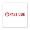 ACCUSTAMP2 Pre-Inked Shutter Stamp, Red, PAST DUE, 1.63 x 0.5 - 3 of 4