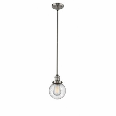 Beacon - 1 Light Mini Pendant In Industrial Style-9.5 Inches Tall and 6 Inches Wide