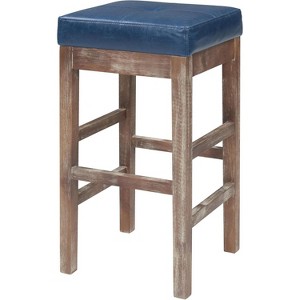 New Pacific Direct Valencia Bonded Leather Counter Stool - 1 of 4