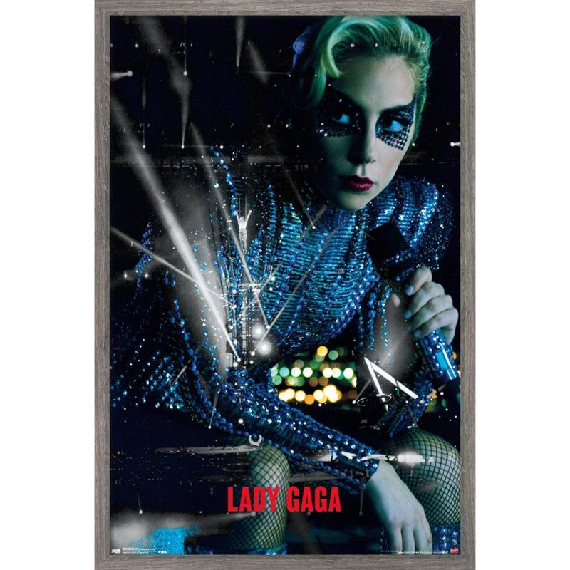 Trends International Lady Gaga - Live Framed Wall Poster Prints, 1 of 7