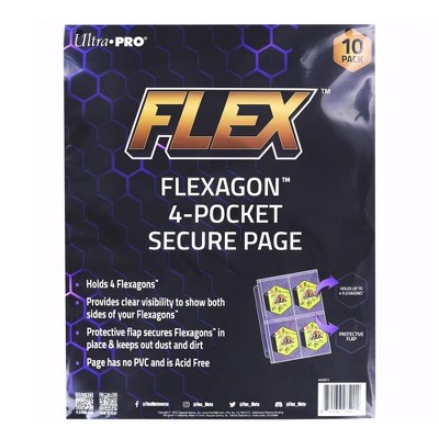 Sequoia Games NBA FLEX Flexagon 4-Pocket Secure Page | 10 Per Pack