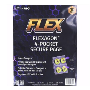 Sequoia Games NBA FLEX Flexagon 4-Pocket Secure Page | 10 Per Pack - 1 of 3