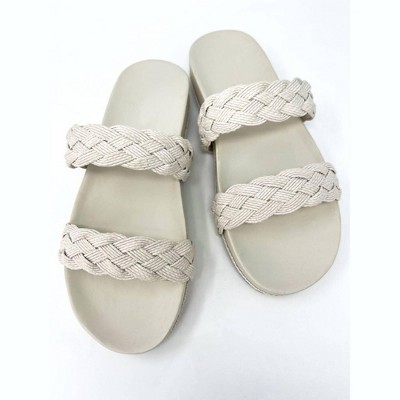 Women's Wo's Montezuma Braided Slide Sandal - Coco Indigo 9M