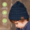 KeaBabies 3pk Warmzy Baby Beanies, 0-36 months Baby Hats, Baby Winter Hat for Newborn, Infant, Toddlers, Boys, Girls - 4 of 4