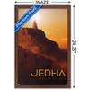 Trends International Star Wars: Jedha - Visit Jedha by Russell Walks 23 Framed Wall Poster Prints - 3 of 4
