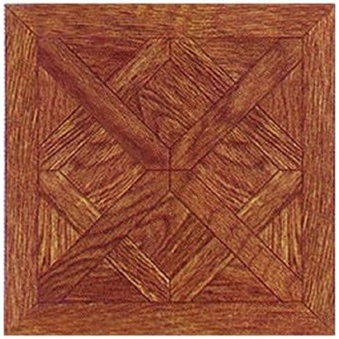 Self Adhesive 12-inch Vinyl Floor Tiles, 20 Tiles - 12