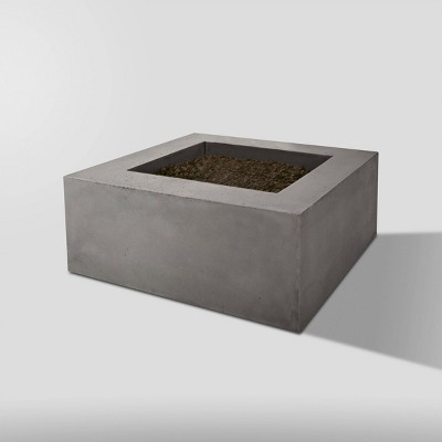 Baltic Square Natural Gas Fire Table, Real Flame Baltic Fire Pit