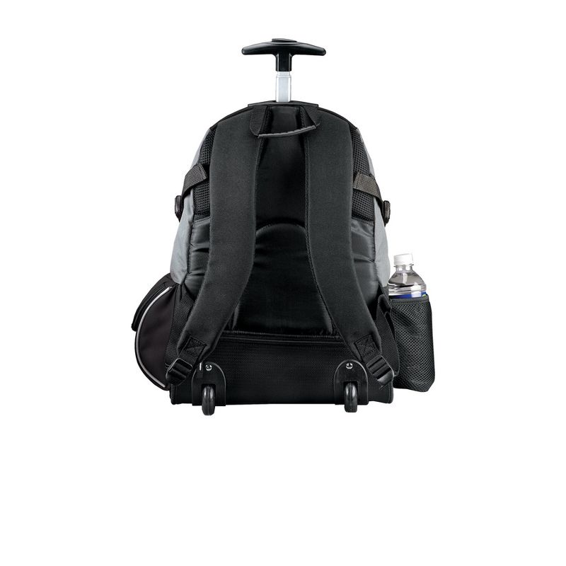 Port Authority Wheeled Backpack - Dark Grey/Black, 3 of 6