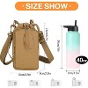 BABYYER Water Bottle Holder with Phone Pocket for 40/32 oz,Water Bottle Holder/Sleeve with Adjustable Shoulder Strap - 3 of 4