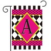 Briarwood Lane Everyday Garden Flag 12x18 For Outdoor Neon Checkerboard Monogram - a Garden Flag Flags For Outside - 2 of 4