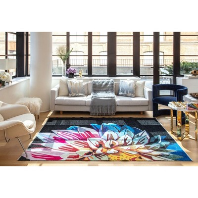 Elizabeth Sutton Maisie MI35A Modern Floral Area Rug