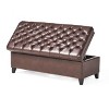 NicBex Modern 50" Storage Bench Wood Accent Stools with Button Tufted Top for Bedroom and Entryway - 4 of 4