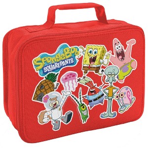 Spongebob Stickers Under The Sea Insulated Soft Sided Lunch Box - 1 of 4
