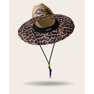 Hemlock Big Cat Straw Lifeguard Hat One Size - 1 of 4