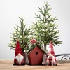 30"H, 24.5"H and 18.75"H Sullivans Pine Tree In Metal Pots - Set of 3, Green - 3 of 3