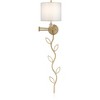 Possini Euro Design Kohle Brass and Acrylic Ball Swing Arm Plug-In Wall Lamp