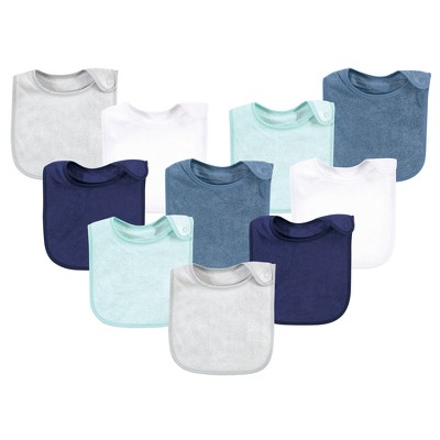 Hudson Baby Unisex Baby Ayon Fom Bamboo Bib With Watepoof