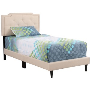 Passion Furniture Deb Jewel and Tufted Twin Panel Bed - 1 of 4