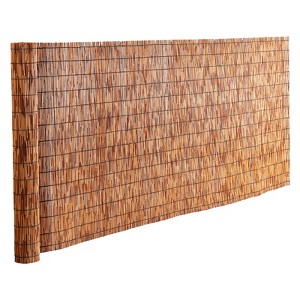 VEVOR Natural Reed Fencing, 4 ft x 16.4 ft, 2 Pack Reed Screen Curtain Balcony Reed Fence Roll for Outdoor Backyard Patio, Decorative Fence - 1 of 4