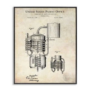 Stupell Industries Vintage W. Still Liquor Detailed Blueprint Diagram, 24" x 30" - 1 of 4
