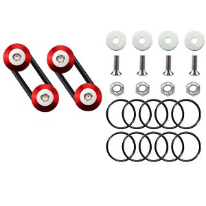 Itopfox Quick Release Bumper Kit - 12pc Holder for Front & Rear Bumpers Trunks Fenders Hatches Easy Installation with Durable Rubber & Aluminum Alloy - 1 of 4