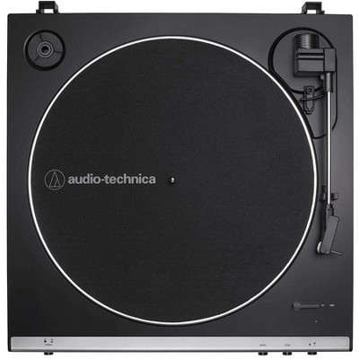 Audio-Technica AT-LP60X-GM Fully Automatic Belt-Drive Stereo Turntable, Gunmetal/Black